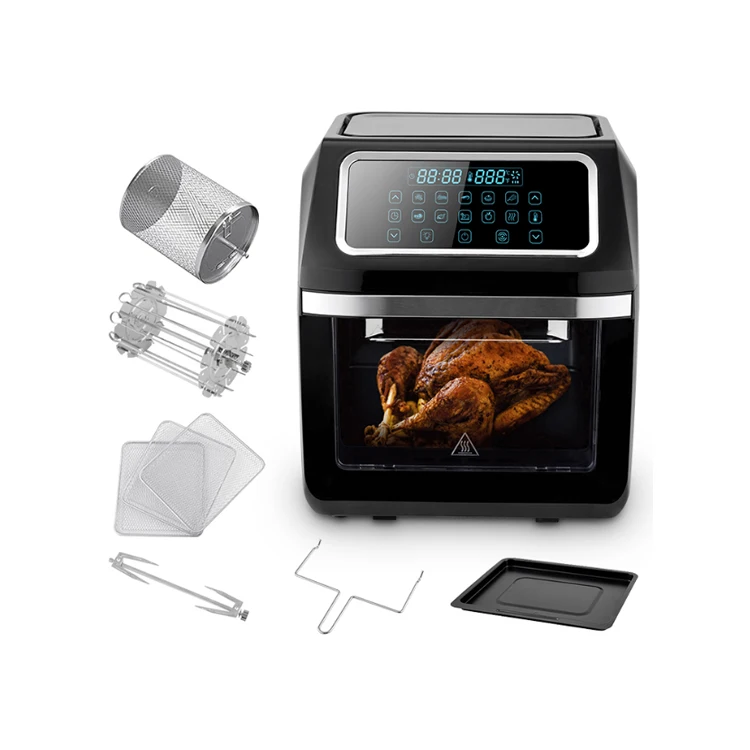 Home Appliance Healthy 10L Medium Capacity Air Fryer with Touch Screen Display