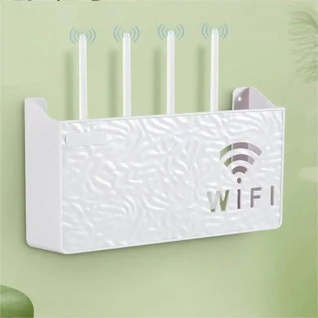 Высокое качество минималистичный стиль Wifi ящик для хранения Домашний Органайзер настенный маршрутизатор стенд