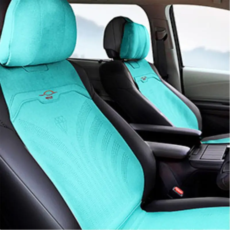 Wholesale Luxury Blue Designer Car Seat Cover Full Set Custom Cushions & Pillow Protectors
