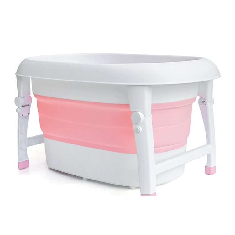 
Low Price Guaranteed Quality Folding Baby Kids Bathtub Set 