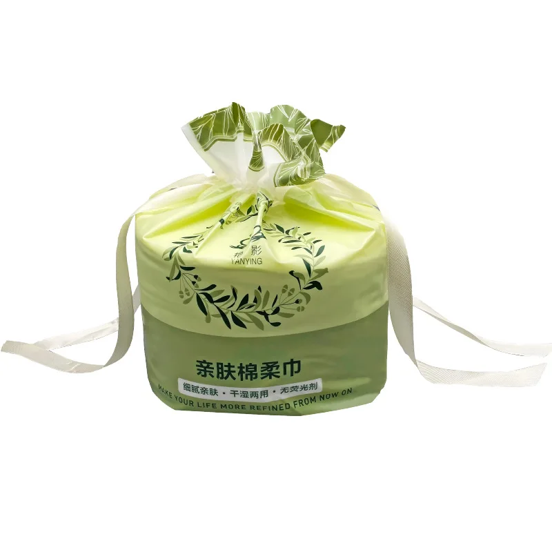 
Pearl pattern disposable face towel beauty towel Pearl cotton soft towel roll non-woven cleansing towel thickened face towel 