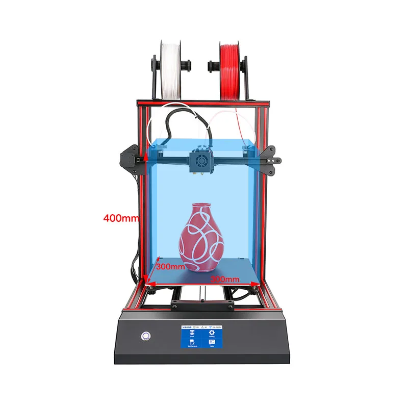 
big size independent dual color dual extruder 3d printer ME40Pro 