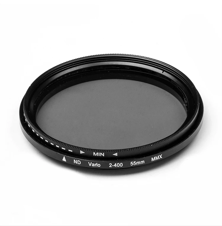 DSLR camera  Variable adjustable ND  filter neutral density  filter  ND2 to ND400 : 49 52 55  58 62 67 72 77 82mm