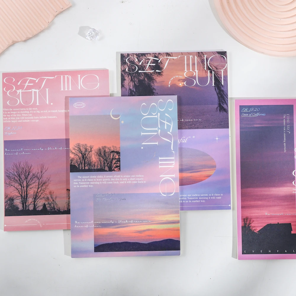 Joytop 000235 Softcover A5 Blank Twilight Time Notebook for Creativity