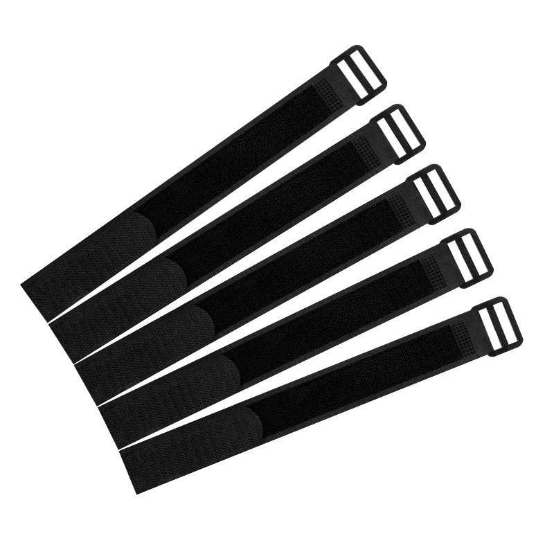 luggage Heavy Duty Cinch Strap hook loop elastic band Resistant Self Locking Organizer Straps With plastic buckle