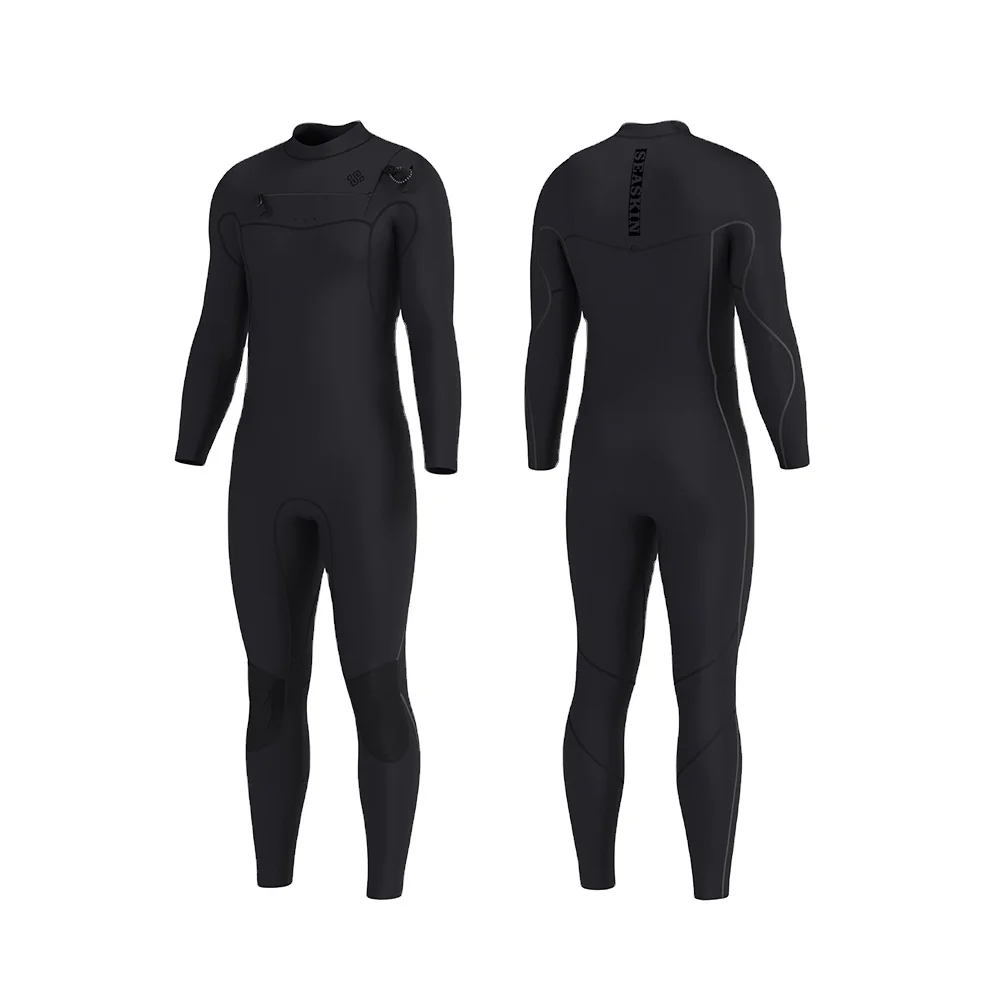 Custom design Full Wetsuits 3mm Neoprene Wetsuit chest Zip Long Sleeve For Diving Surfing Snorkeling One Piece Wet Suit For Men