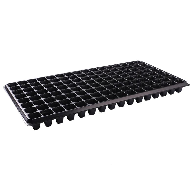 manufacturer high quality plastic rice seedling tray PVC/PS seedling tray for vegetables nursery