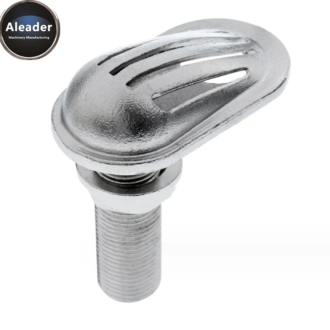 Stainless steel 316 marine filtration benzene body outlet yacht floor drain filter screen drainage outlet seabed