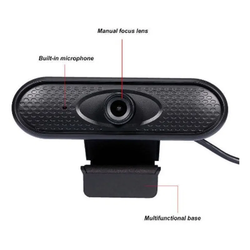 Hot Sell 1080P HD Smart Business Webcam With Microphone USB2.0 Laptop Video Conference 2 Megapixel WebCams