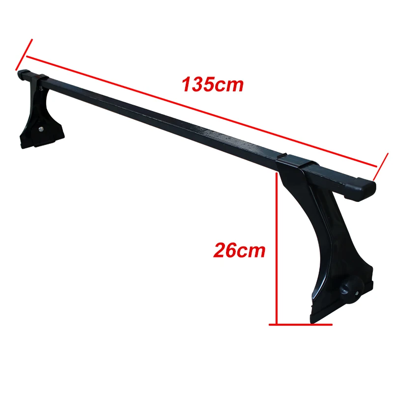 Universal Detachable 135cm Automobile Roof Luggage Rack Reinforced Car Roof Rack for Luggage Storage