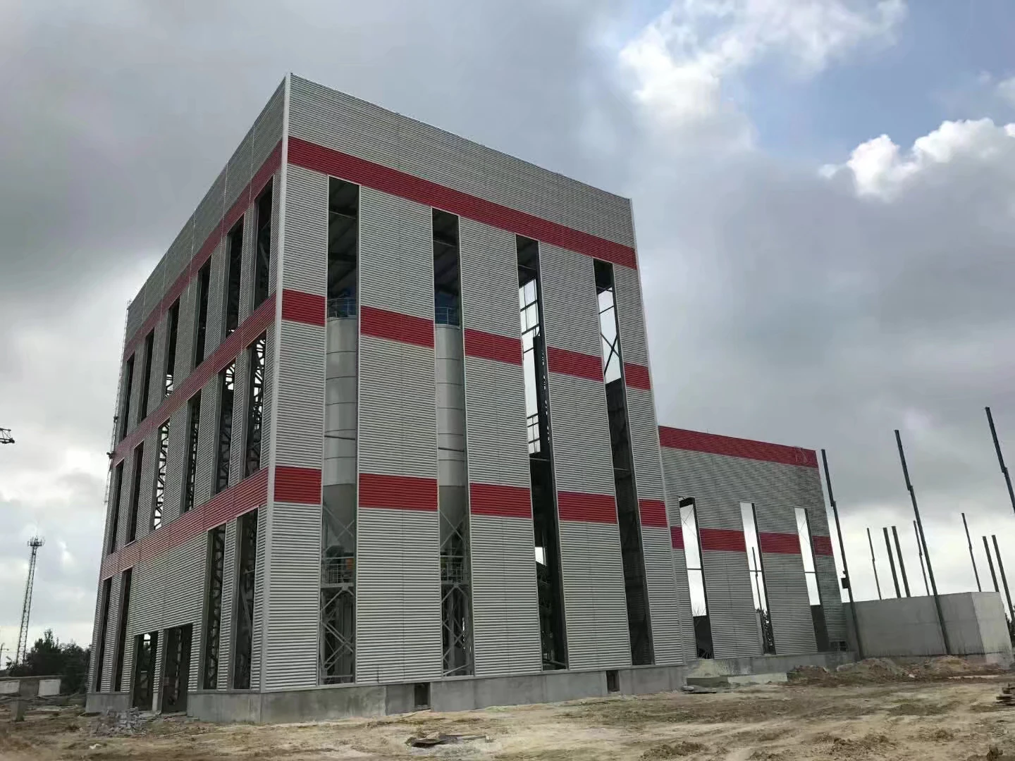 office warehouse prefabricated frame industrial high steel prefab multi storey steel structure building