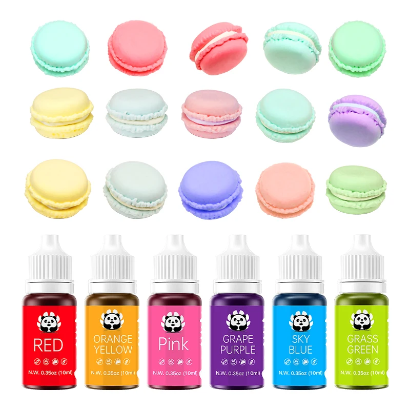 Factory Customizable Hot Sale Food Coloring Edible Liquid Food Coloring 10ML For Cake Baking Beverage Odorless