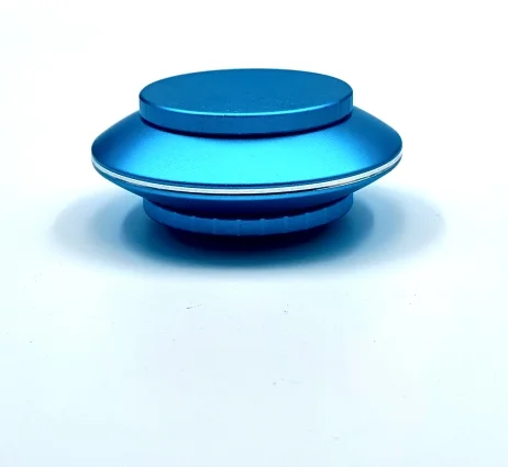 Wholesale Custom LOGO UFO Shape Aluminum Alloy Herb Grinder 4 Layers Portable Tobacco Grinder