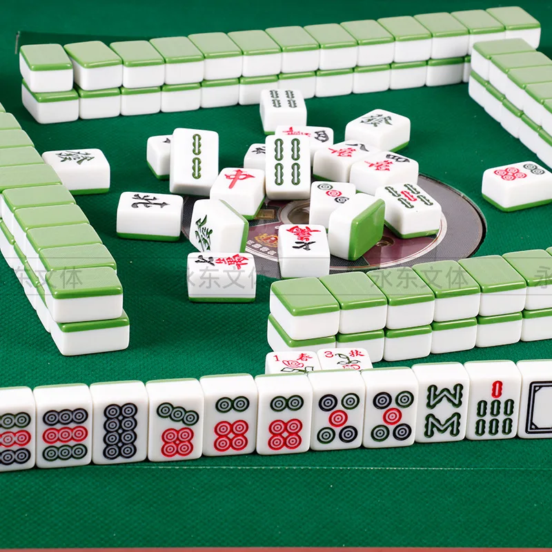 
Factory supply high quality Chinese mahjong set game toys table play Chinese mahjong Singapore mahjong 