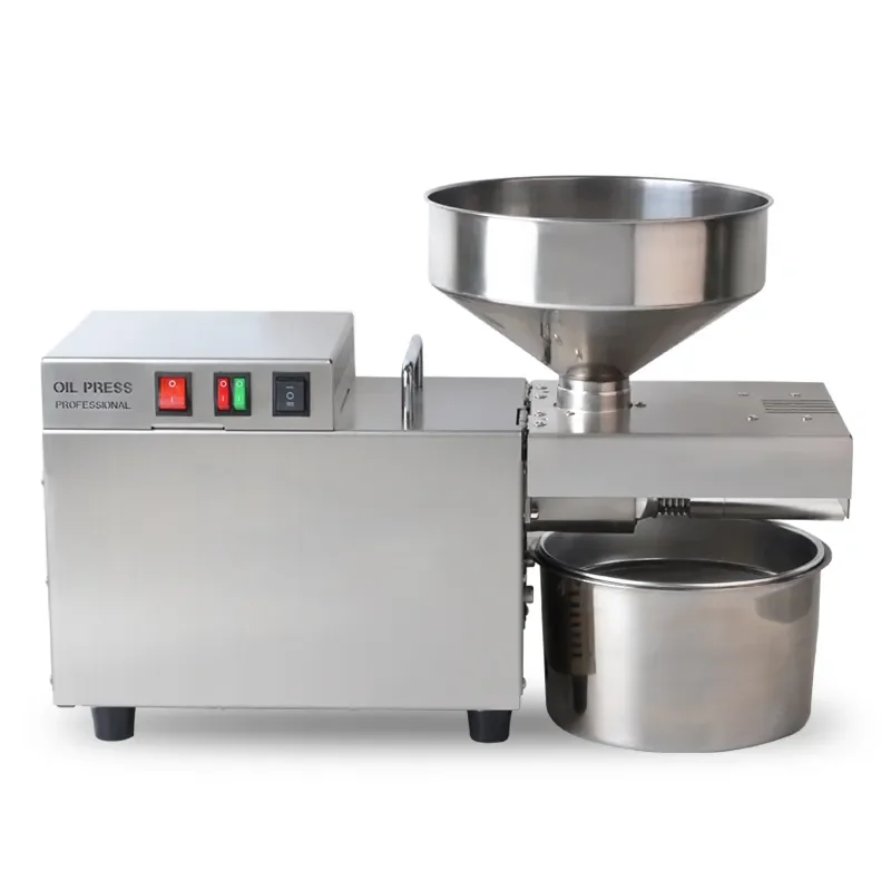 Fully automatic electric oil press in low price mini oil press machine home use