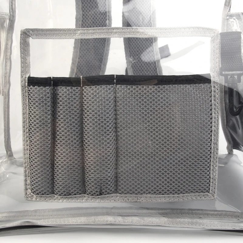 Factory Customized Heavy Duty Clear Transparent Backpack for Women Girl for School Travel for pet