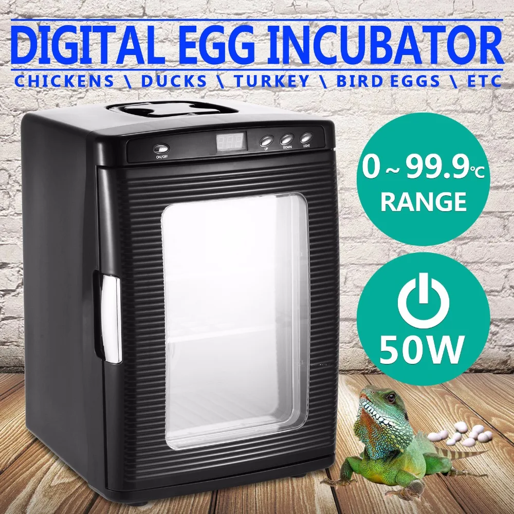 Commercial Mini egg incubator fully automatic great quality Lizard Snake Bird Digital Egg Incubators