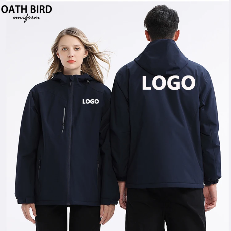 Custom Embroidered Logo polyester waterproof Soft Shell Full-Zip Jacket Team Corporate Uniform Ladies Softshell Jacket Men
