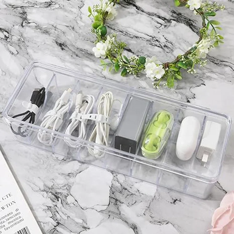 High quality multipurpose customized fast charging cable storage box kit and magnetic storage data cable