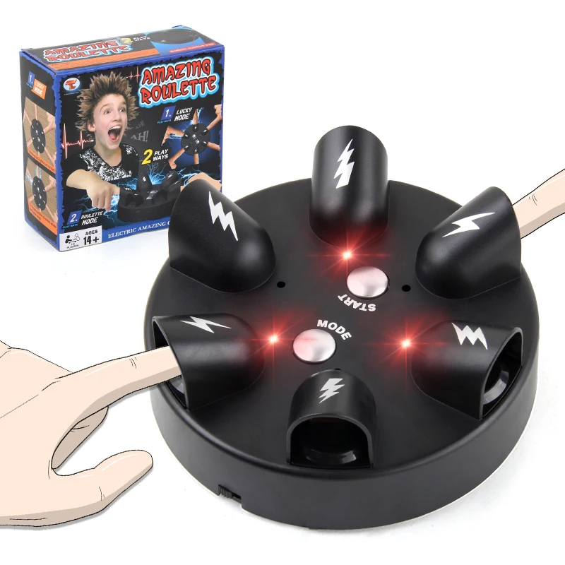 Fun Plastic Polygraph Lie Detector Machine Toy Unisex Table Game with Tricky Shock for Kids Boys and Girls