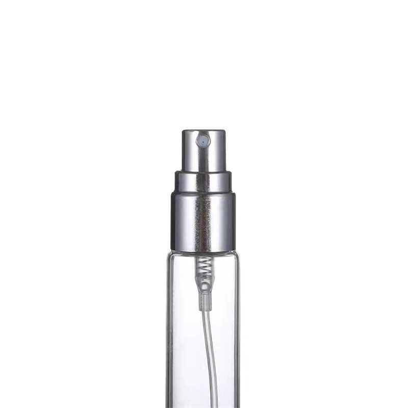 Factory direct wholesale Guangzhou 3ML5ML10ML20ml Spiral mouth press pump gold black lid  glass spray bottle perfume