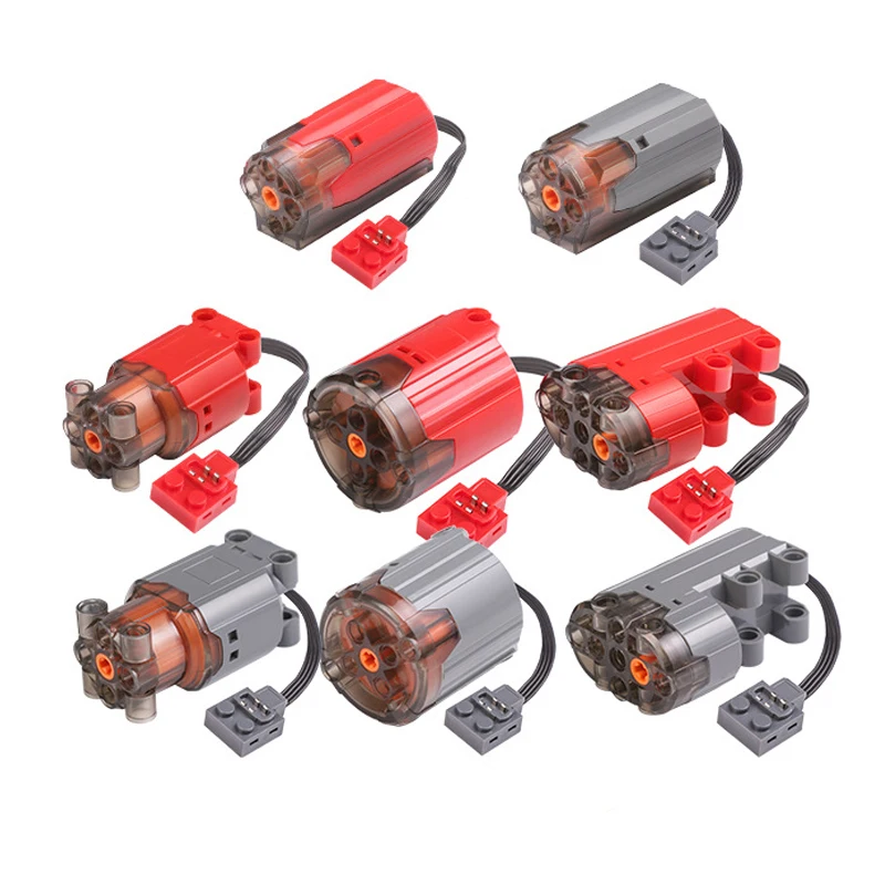 High Speed Motor Building Blocks Power Group Red Burst Motor Science Technical Toys