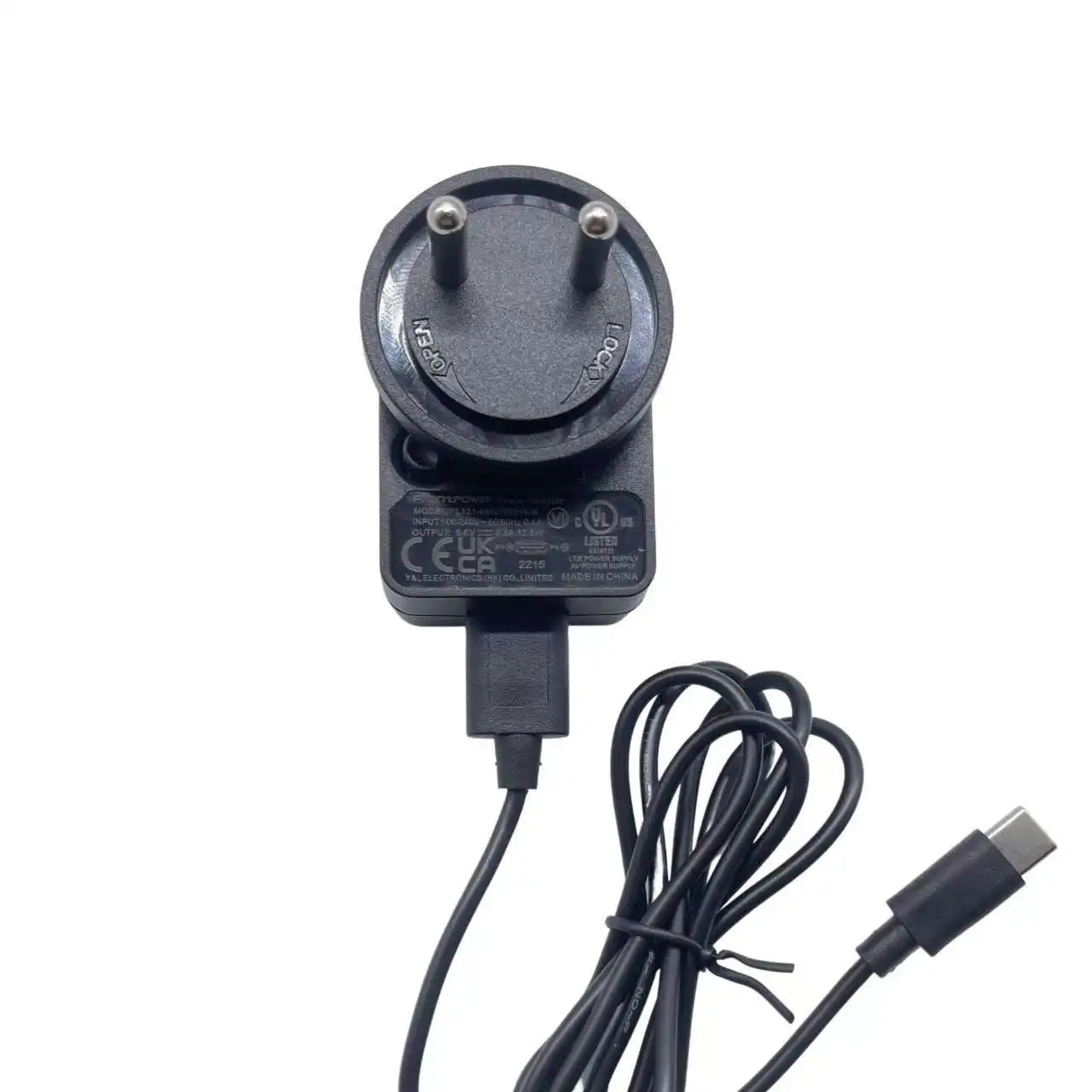 adapter 5V2A 5V2.5A with detachable INDIA KR CCC JP US EU UK AUS plug dc power supply with BIS UL CE GS SAA UKCA