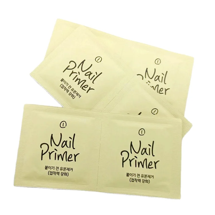 Disposable Safety Standard Natural Non-toxic 1pc Singe Cleaning Nail Glue Wipes