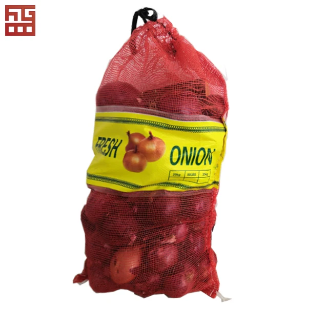High Quality Agriculture Mesh Bags PP Leno Bag for Onion Potato Firewood