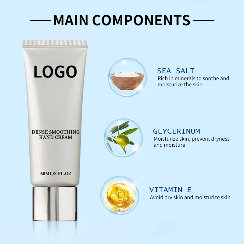 China Pearl Hand Cream Paraben-free Smoothing & Moisturizing and Hyaluronic acid & Aloe Vera Hand Cream for Dry Skin