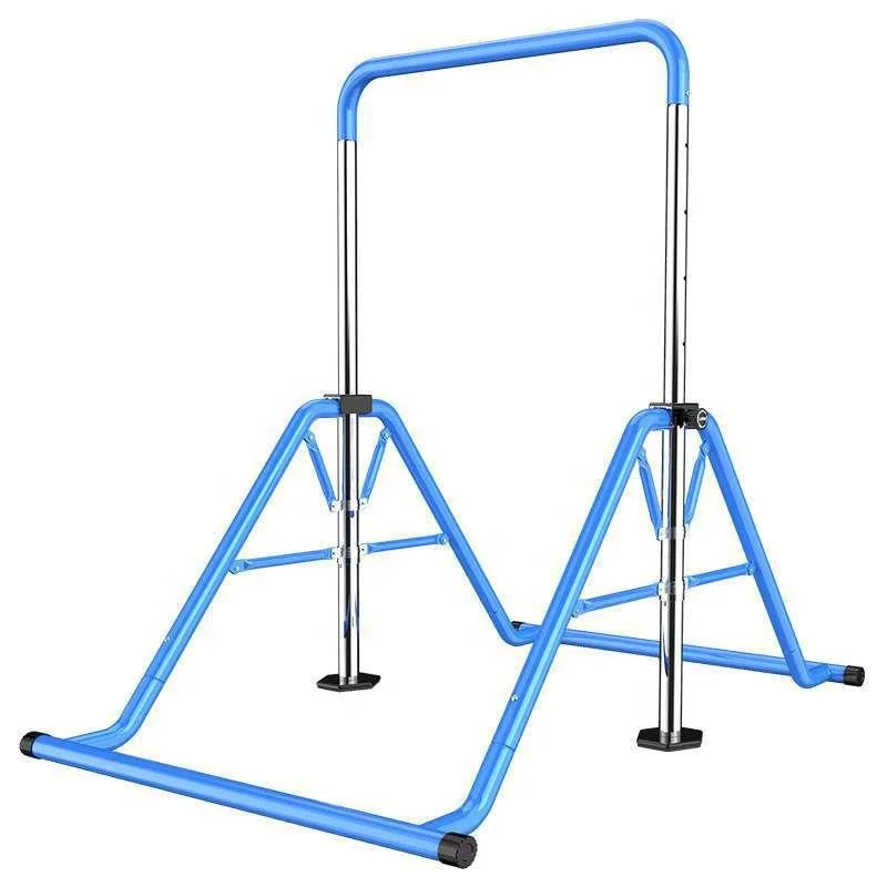 Home Use Folding Adjustable Colorful Children Pull Up Horizontal Bar For Gymnastics Playground