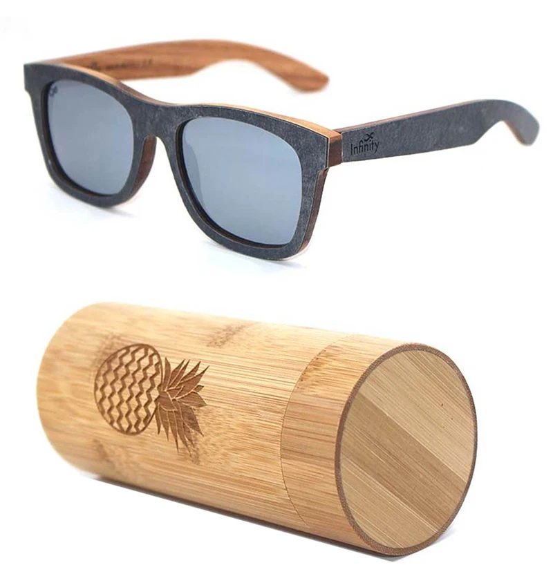 Multiple colour wooden sunglasses men and women handmade stone wood sunglasses