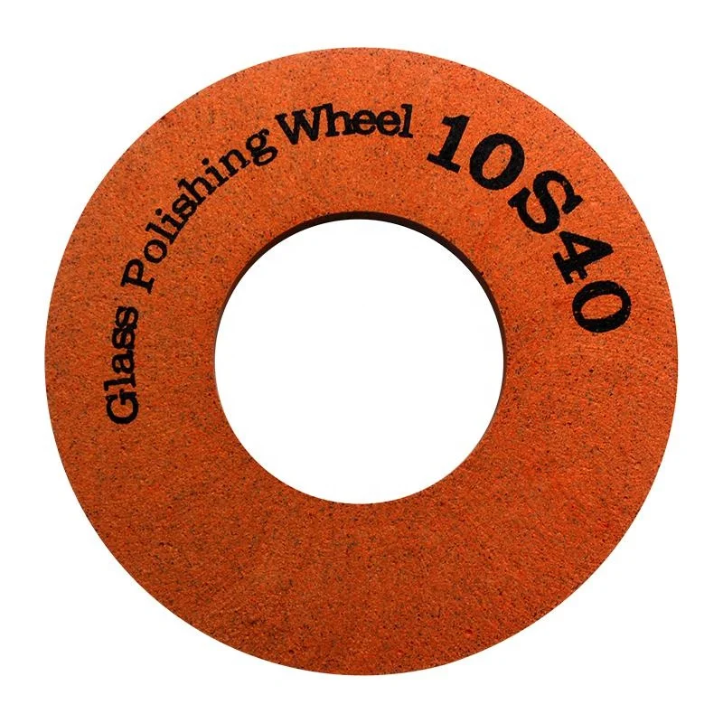 Low price glass ceramic tile 10S40 Polishing Wheel for Straight edge and Double edged glass grinding machine
