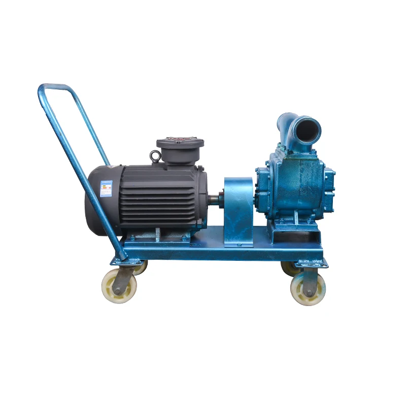 Large flow YHCB arc gear pump 380V gasoline and diesel cart motor pump