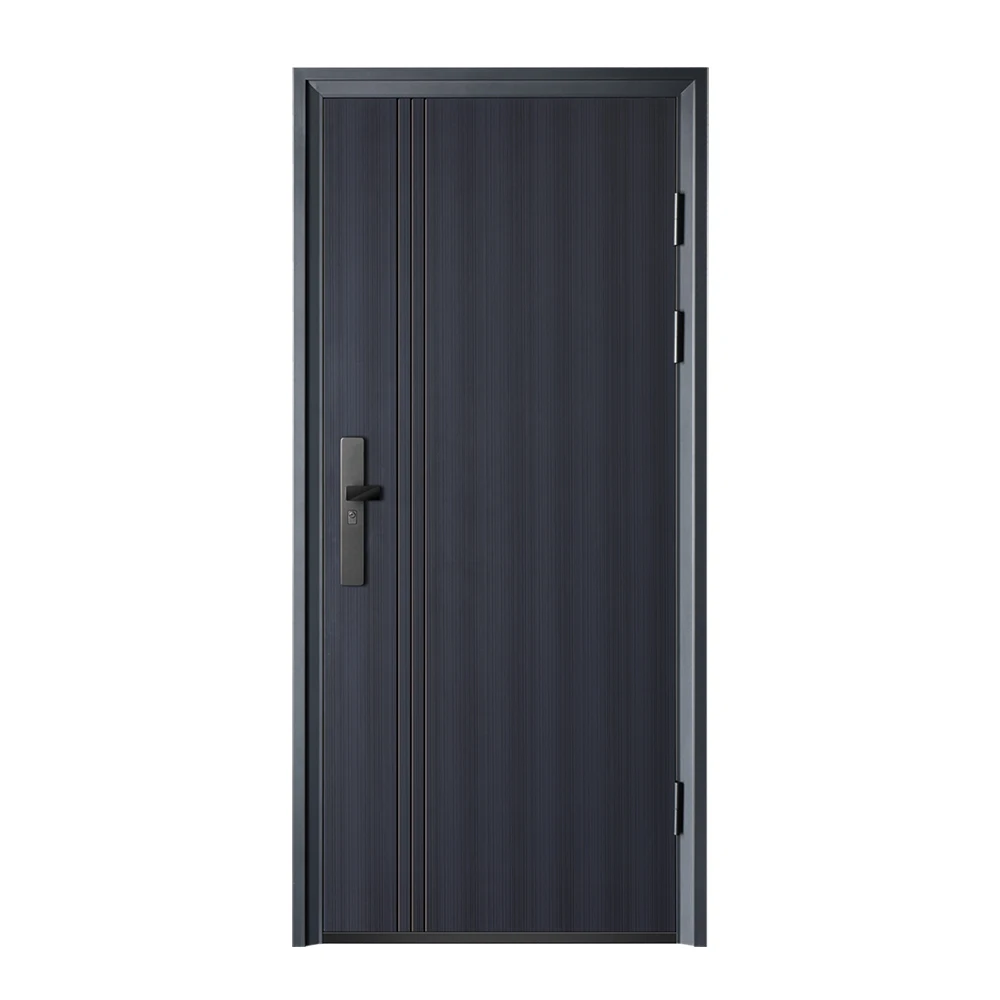 Wholesale 70mm Apartment Entrance Safety Door Modern Intelligent Secured Outdoor Door