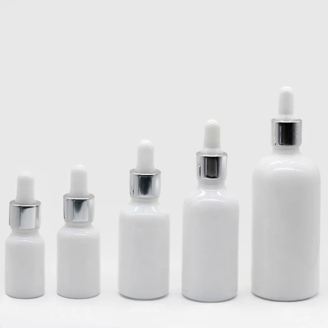 
Best Seller Essential Oil Series 30ml 2oz White Opal Glass Pasteur pipette Bottle 