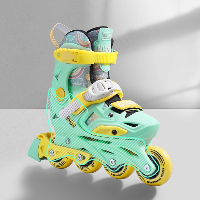 New Design Wholesale Adjustable Size Sport Inline Speed Skates And Flashing Roller Skate for for Public