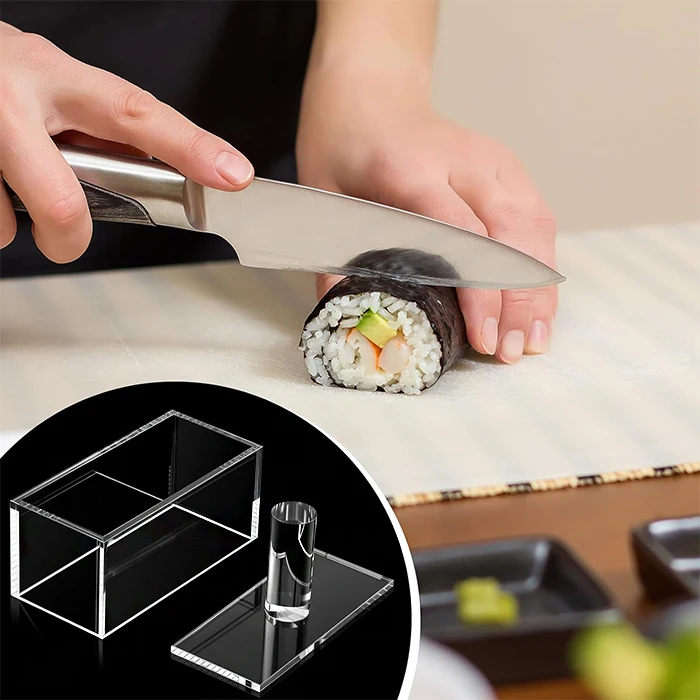 Single Acrylic Spam Musubi Sushi Maker Perspex Rice Press Mold