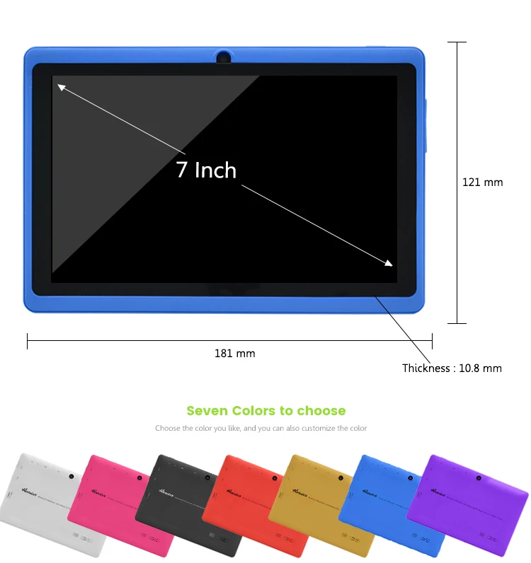 Best 2023 wholesale cheap gaming rugged wifi children 7 inch computer tablets educational tablet for kids android