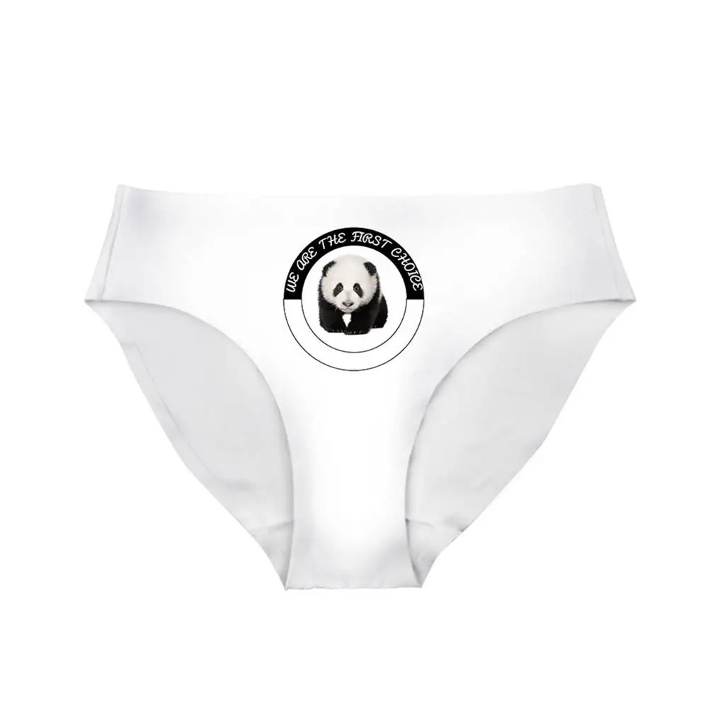 
 С принтом «панда» с принтом дизайн клиентского логотипа женская одежда сексуальное нижнее белье производитель Бесшовного нижнего белья трусики  