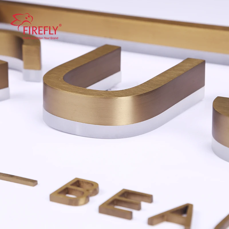 Custom Store Company Brand Logo Letter Sign Backlit Business Led Channel Signs for Beauty Salon Business