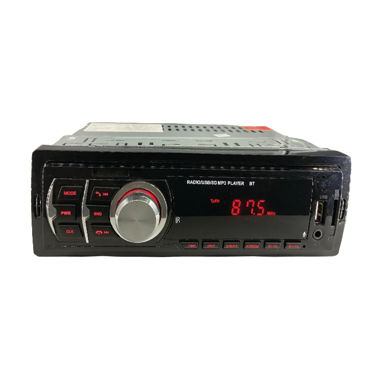 Автомобильный mp3-проигрыватель с высоким звуком, громкой связью, автомобильный радиоприемник со светодиодным дисплеем, автомобильная стереосистема