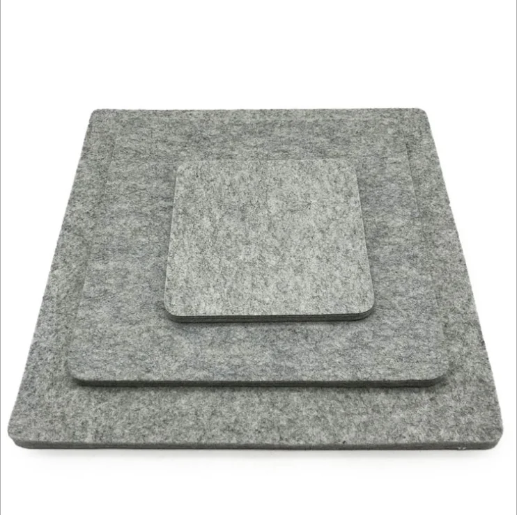 Best selling wool ironing Mats 100% New Zealand wool pressing folding square ironing pad custom inches