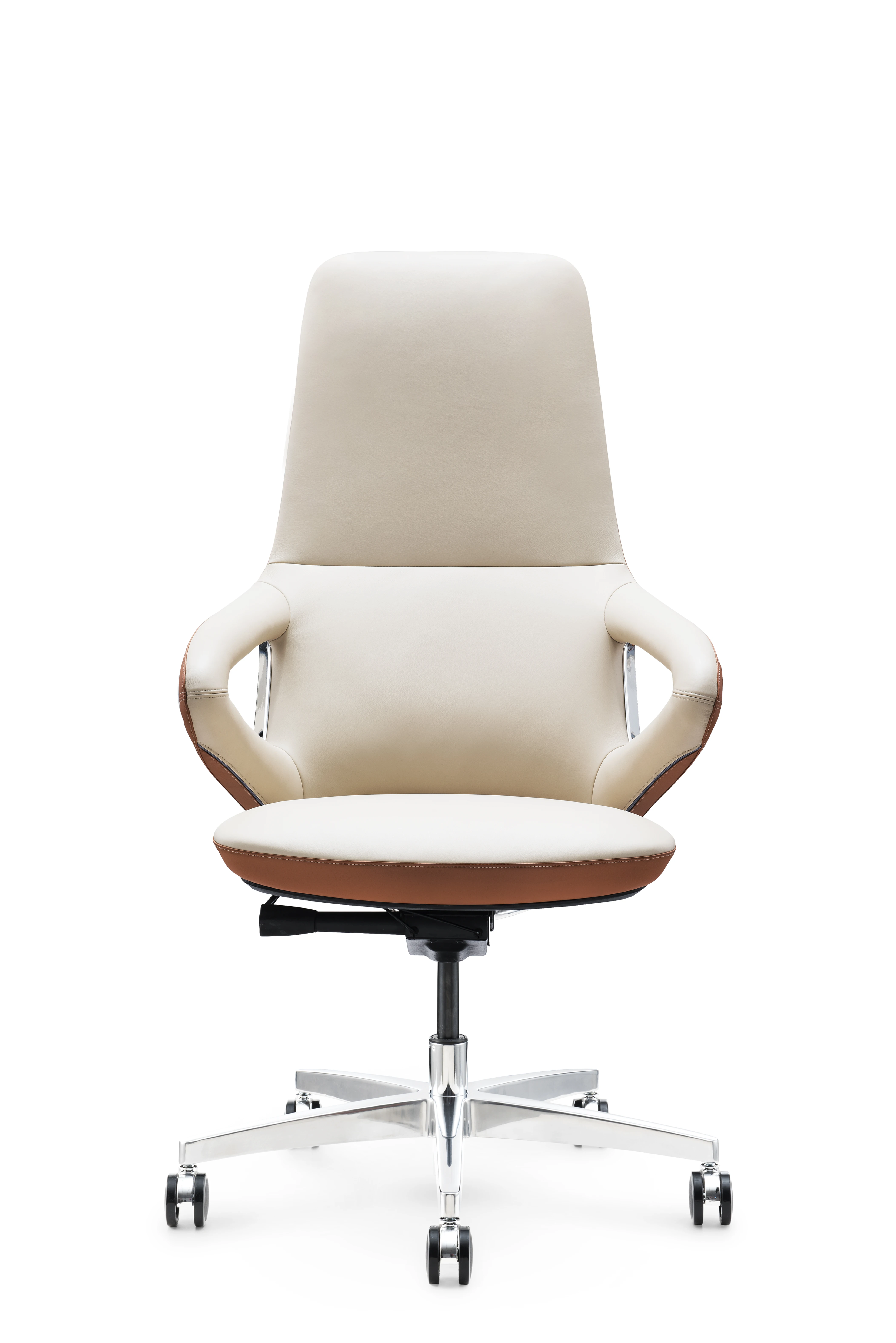 Ergonomics Office Chair Modern Boss Chair Design Leather Metal Foam Aluminium Revolving Lift Chair