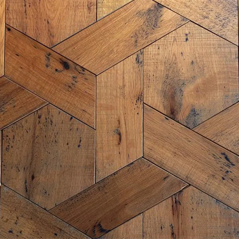 high quality wooden Mansion Weave flooring custom parquet flooring