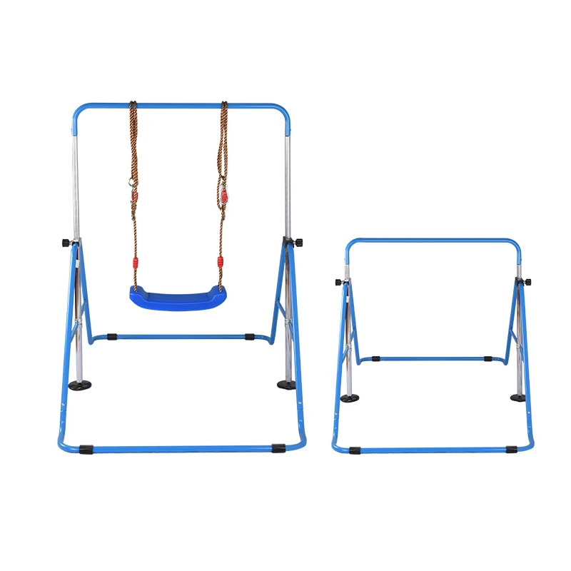 Factory manufacturing Home Grip Training Children Pull Up Gymnastics Horizontal Bar With Adjustable Height Trampoline