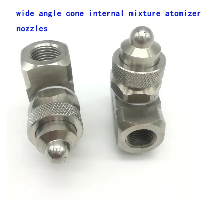 stainless steel external mixture misting nozzle,micron misting nozzles,fog mist nozzle