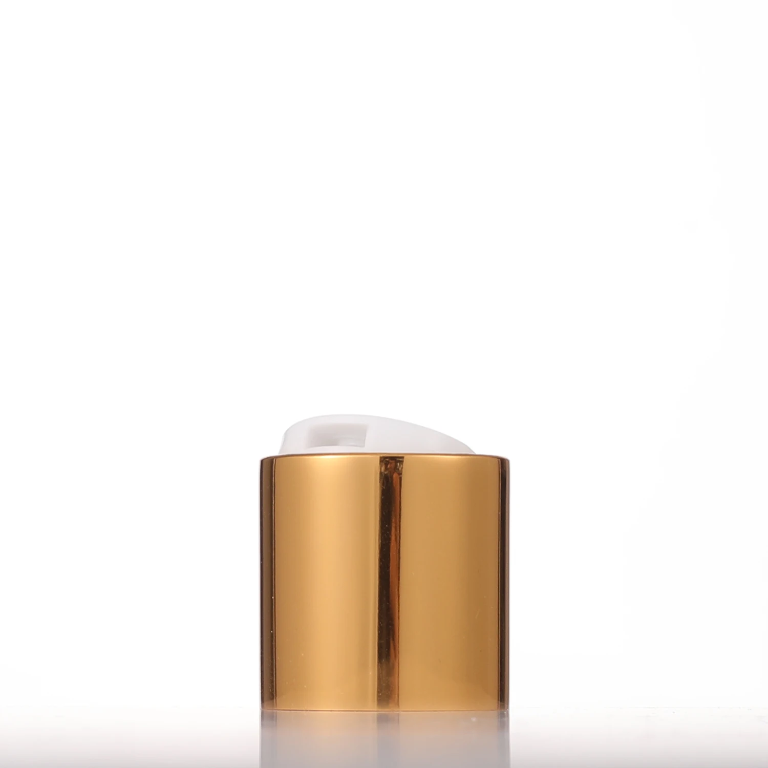 24 28/410 Disc Top Cap 415 Custom Color Aluminum Plastic Custom Aluminum 18mm Plastic Gold Press Flip Disc Top Cap