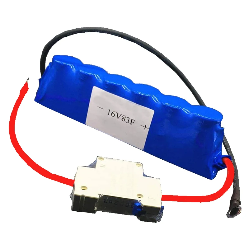 Hot sale 16V83F Graphene super capacitor battery module 12V 24V 27V 48V supercapacitor for rechargeable power bank car starter