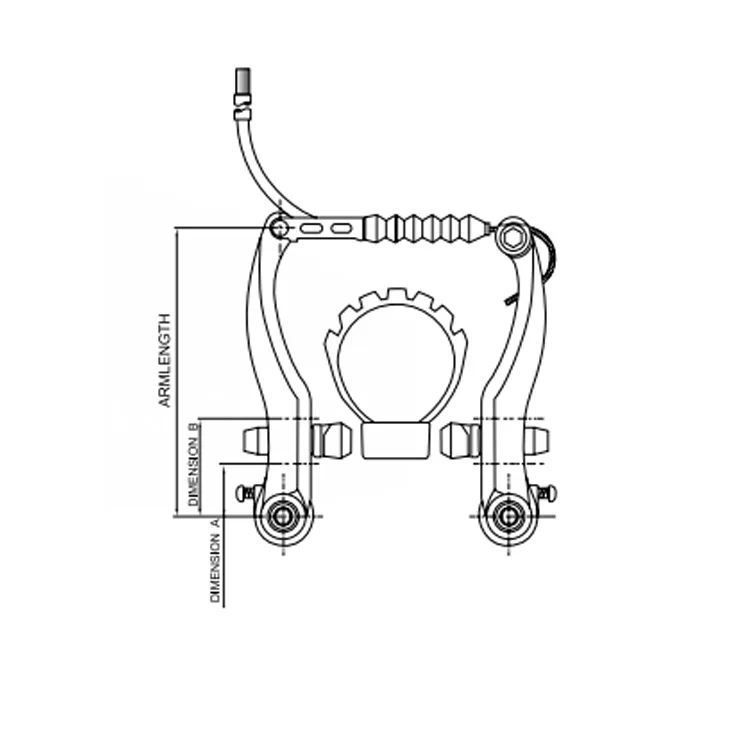 Горный велосипед V Запчасти для велосипедов велосипед аксессуары алюминиевые велосипедные тормозные колодки V тормоза